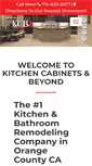 Mobile Screenshot of kitchencabinetsandbeyond.com